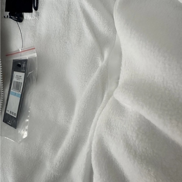 NWT Tommy Hilfiger Coat Sz 5 Jacket Hood Faux Fur Logo White Blue Pocket Lining - Picture 4 of 13